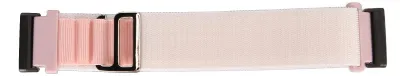 Produktbild von Stretch-gewebtes Nylon-Smartwatch-Armband, Ersatzzubehör, passend für Fitbit Versa 4 3 Sense 2, Weiß und Rosa