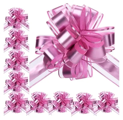 Geschenkschleifen, 10 Stück, 16 cm, bunt, PVC, für Dekoration