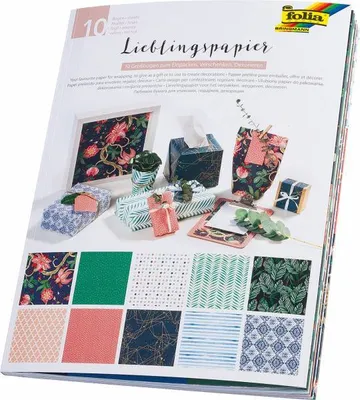 Produktbild von folia Lieblingspapier "GANZJAHR" 500 x 700 mm 80 g/qm 10 Bögen