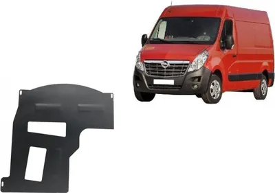 Image de Protection anti-encastrement en acier pour catalyseur Opel Movano
