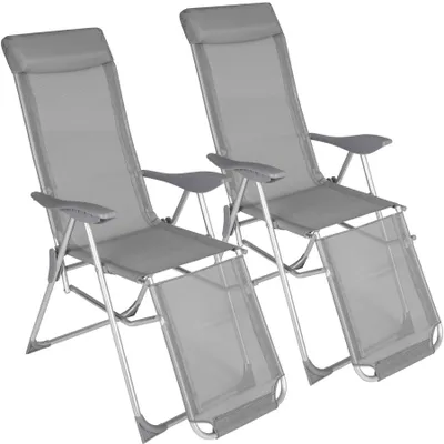 Obrázek produktu pro sada 2 skládacích zahradních židlí Jana 146,5 x 59 x 117,5 cm