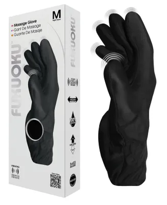 Produktbild von FUKUOKU Glove Massage-Handschuh black