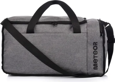 Produktbild von Meteor Odyn 40 l Sporttasche Trainingstasche Reisetasche Tasche Gym Bag  Fitnesstasche grau melange/schwarz