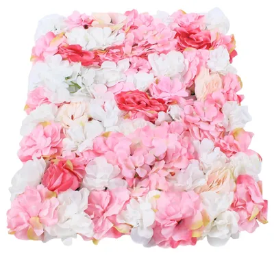 Productafbeelding van Set van 12 Kunstbloemen Wandpanelen
