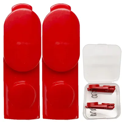 Image de Bouton de verrouillage avec clip - Pièce de rechange pour aspirateur - Compatible avec les modèles V6, V7, V8, V10, V11, V15 - Lot de 2