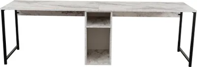 Produktbild von Skye Decor, Twin Study Desk - Freesia, Schreibtisch, Freesie, 100 % melaminbeschichtete Spanplatte, 240 x 60 x 74