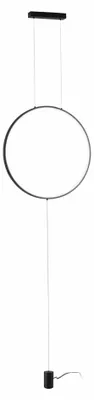 Immagine prodotto di Lampada a sospensione PORTAL LED in metallo nero 20W con funzione CCT