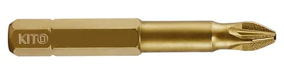 Zdjęcie produktu dla Kito (4821210) zestaw 10 końcówek PZ 1x50mm S2/TiN