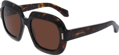 Obrázok produktu pre FERRAGAMO SF2068SE 242, tmavohnedá, okuliare slnečné, dámske, 54/20/145