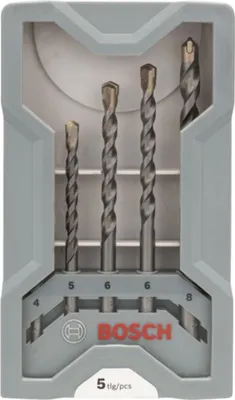 Image de Bosch Mèches à béton CYL-3 Set Silver Percussion 5 pièces 4 - 8 mm