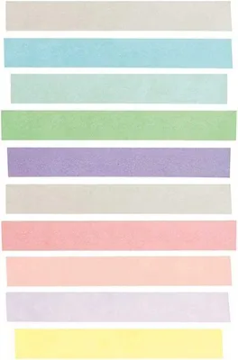 Immagine prodotto di Set di 10 nastri per mascheratura in colori pastello