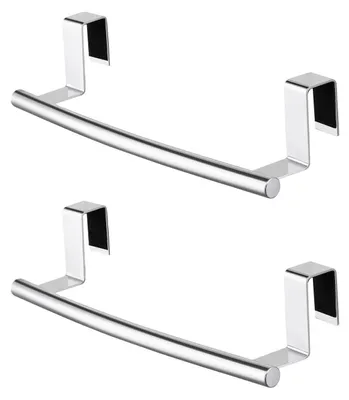 Obrázek produktu pro Držák na utěrky do kuchyně, zakřivený, nerezová ocel 18/8, leštěný, 260 mm