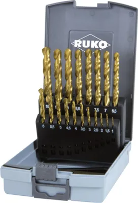 Obrázek produktu pro RUKO Sada vrtáků do kovu 250214TRO z rychlořezné oceli