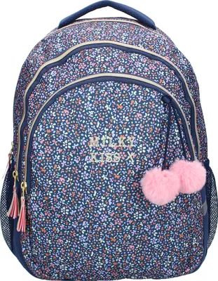 Image de Vadobag Sac à dos Milky Kiss Floral Fame avec un bel imprimé floral Blue One Size