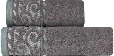 Obrázok produktu pre Uterák, elegantný bavlnený uterák Victoria 50x90cm sivý