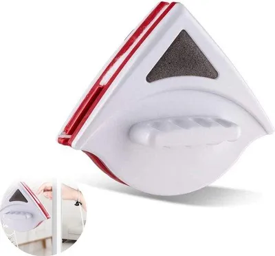 Obrázek produktu pro Sada magnetických čističů oken – 15–24 mm – nastavitelná – silná utěrka na sklo – kartáčky