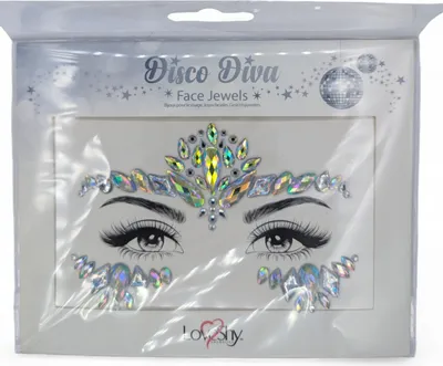Produktbild von Face Jewel Sticker – Verschiedene Motive Disco Diva