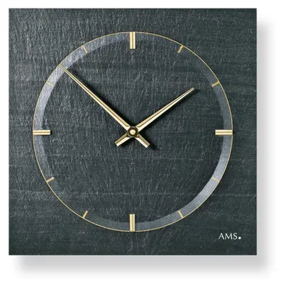 Zdjęcie produktu dla Zegar ścienny classic 30 cm x 30 cm x 4 cm - AMS Model: 9516