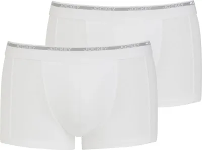 Produktbild von Jockey Herren Boxershorts, 2er Pack - Modern Classic Short Trunk, Baumwolle Weiß XL