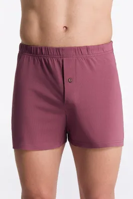Produktbild von Bio-Baumwoll-Boxershorts mit Holzknopf - 3er Pack