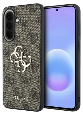 Obrázok produktu pre Púzdro Guess kožené 4G s kovovým logom pre Samsung Galaxy A57 5G hnedé