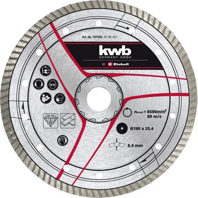 Image de Disque Turbo diamanté 180x25,4 mm