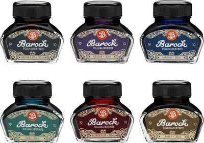 Produktbild von Barock 1910 Schreibtinten Kollektion im 30 ml Glasflakon