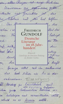 Obrázok produktu pre Deutsche Literatur im 18. Jahrhundert