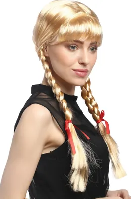 Produktbild von WIG ME UP Perücke Zöpfe Schulmädchen Blond XR-008-P02