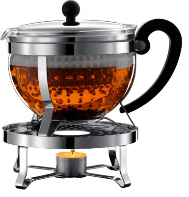 Produktbild von Bodum Teekanne Stövchen Glas 1,5L Schwarz K11143-16