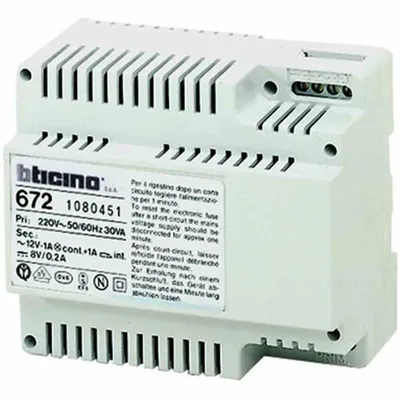 Produktbild von Legrand bticino 672 - Gegensprechanlage - Indoor - 230 V - 50/60 Hz - 8 V - AC-an-DC
