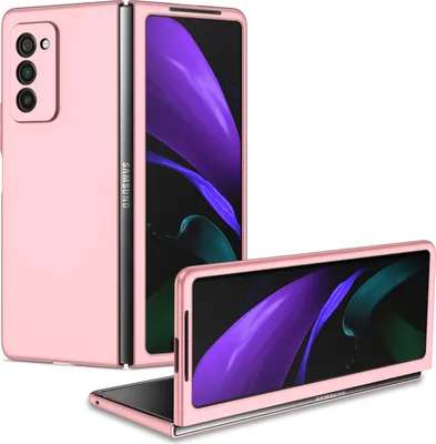 Image de Étui Samsung Z Fold2 5G, étui mince et rigide en PC résistant aux rayures pour Samsung Galaxy Z Fold 2 5G Rose