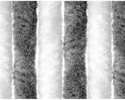 Produktbild von Flauschvorhang 200X90 Grau/Weiss