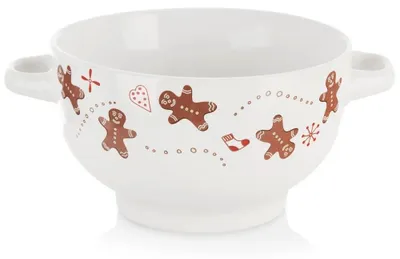 Image de Bol en céramique pour chien, motif os - 750 ml