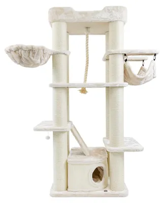 Produktbild von Kratzbaum Aspen · beige · ca. 76 x 60 x 180 cm