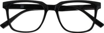 Produktbild von Lesebrille OPULIZE LEO Schwarz Rechteckig +2.00 Federscharniere Herren Damen