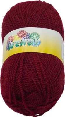 Zdjęcie produktu dla Przędza WENDY – 100 g / 190 m – bordowa