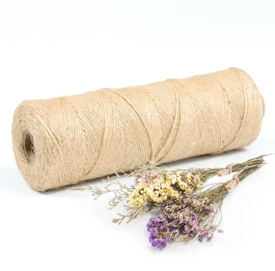 Produktbild von Natürliches Jutegarn, 200 Meter lang, für Dekoration und Gartenarbeit
