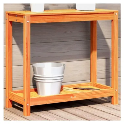Produktbild von Pflanztisch mit Ablage 82,5x35x75 cm aus Kiefernholz für Gartenarbeit