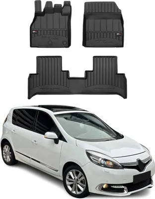Image de Tapis de Sol pour Renault Grand Scenic 2009-2016 TPE Noir