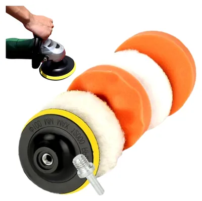 Produktbild von Polierschwamm-Set – Applikatorschwämme – Polierpads für elektrische Bohrmaschinen, Polierschwämme für Fahrzeugdetails