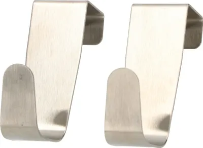 Produktbild von KOTARBAU® Edelstahl-Türhaken 2 Stk. Stahlkleiderhaken für Türen