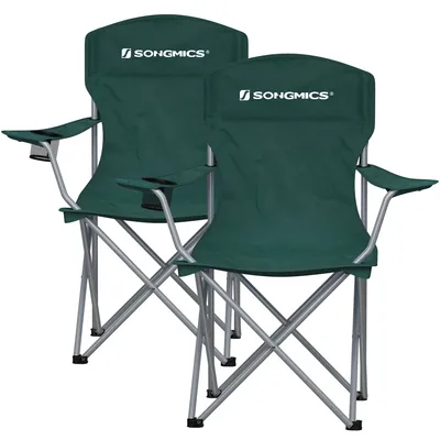 Produktbild von SONGMICS sada 2 kempingových židlí do 150 kg robustní rám skládací židle