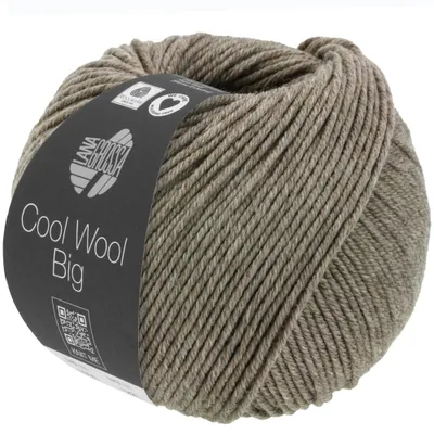 Produktbild von Lana Grossa Cool Wool Big Mélange (we care), Farbe:1621 - Graubraun meliert