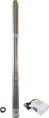 Produktbild von Agora-Tec® 3 Zoll Brunnenpumpe Tiefbrunnenpumpe PREMIUM 750W-3.0-115 30m Kabel