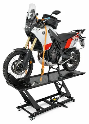 Produktbild von Motorradhebebühne hydraulisch 450 kg Breite 55 cm Parallelhub Montagebühne Motorradheber in schwarz