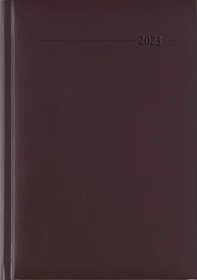 Productafbeelding van ALPHA 102725 Boekagenda - 1 dag per pagina, 15 x 21 cm, bordeauxrood