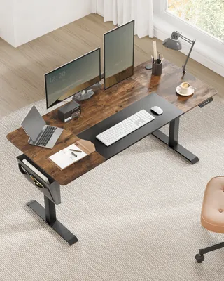 Obrázek produktu pro SONGMICS Výškově nastavitelný elektrický stůl 160 cm se 4 výškami