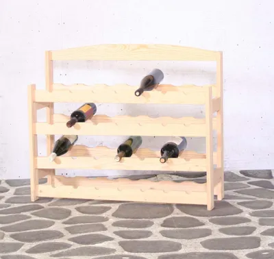 Produktbild von Wijnrek klein 73,5x88,5x28cm hout