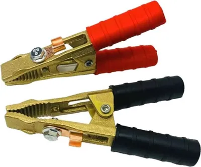 Produktbild von 2-teiliges professionelles Messing-Batterie-/Starthilfeklemmen-Set (+ und -) 260D, Starthilfe- oder Batterieklemmen